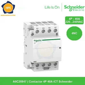 A9C20847 - Contactor 4P 40A iCT Schneider