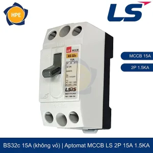Aptomat MCCB BS32c 2P 15A 1.5kA