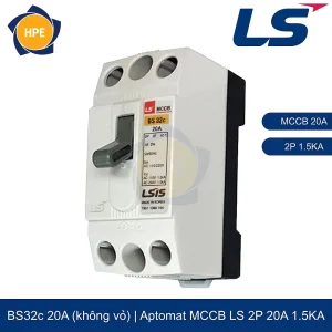 Aptomat MCCB BS32c 2P 20A 1.5kA