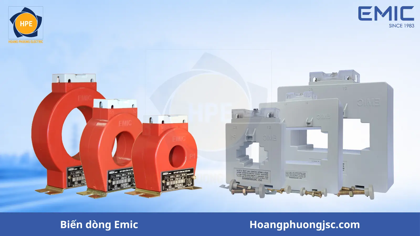 CT 50/5A | Biến dòng tròn Emic 50/5A