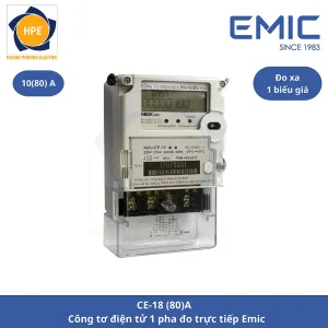 Công tơ điện tử 1 pha đo trực tiếp CE-18 (80)A