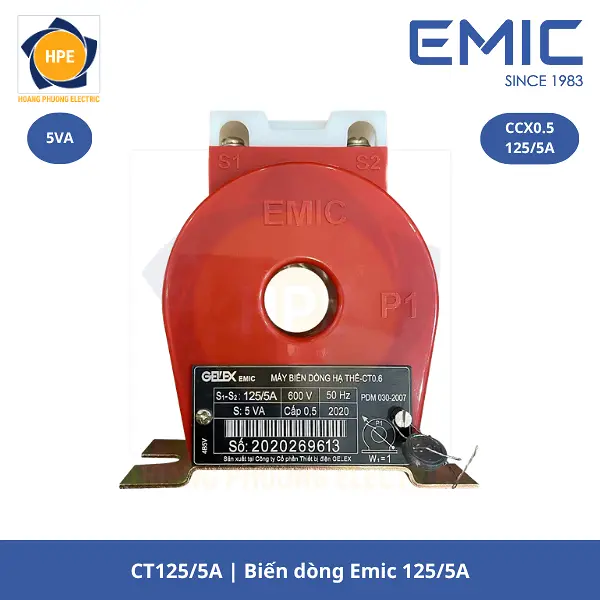 Biến dòng tròn Emic CT 125/5A