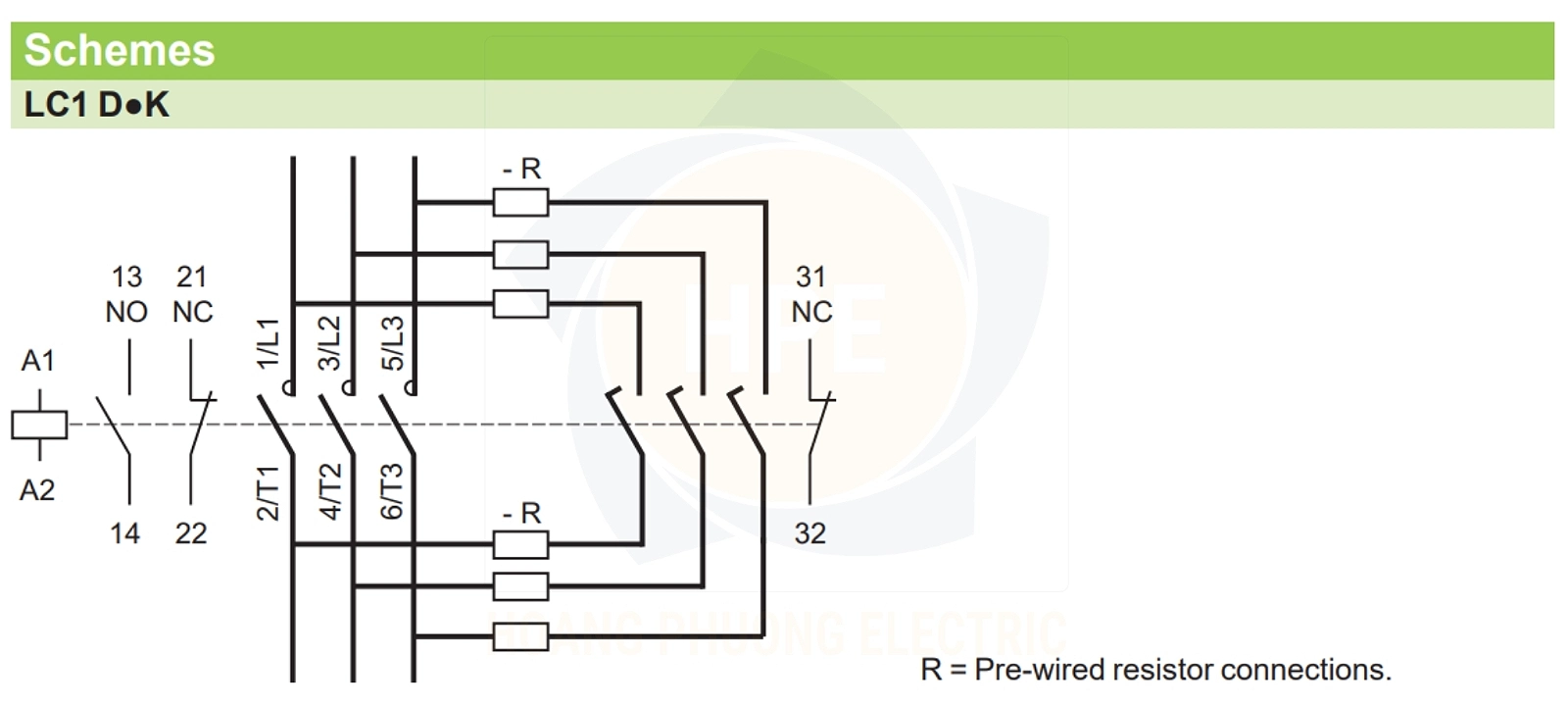 Contactor tụ bù Schneider