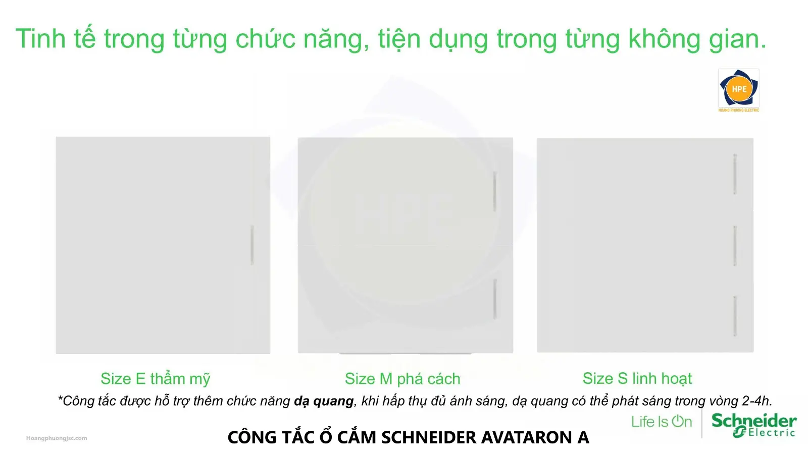 Công tắc ổ cắm AvatarOn A Schneider