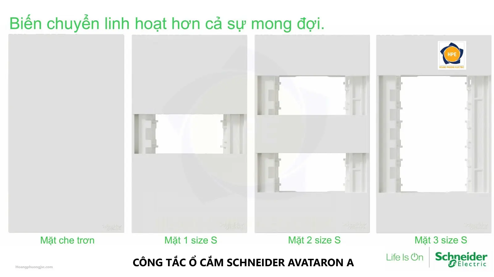 Công tắc ổ cắm AvatarOn A Schneider