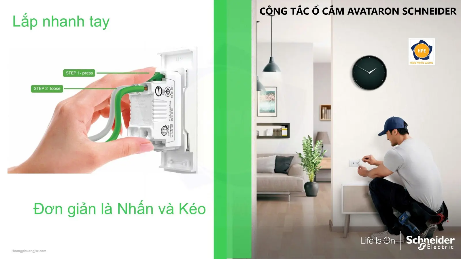 Công tắc ổ cắm Schneider AvatarOn A