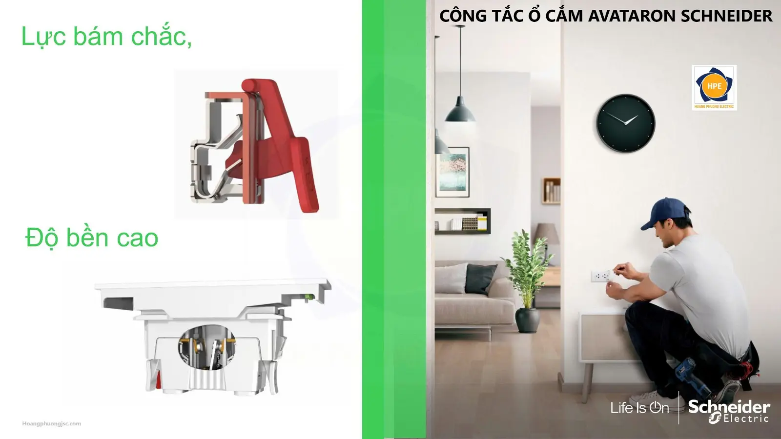 Công tắc ổ cắm Schneider AvatarOn A