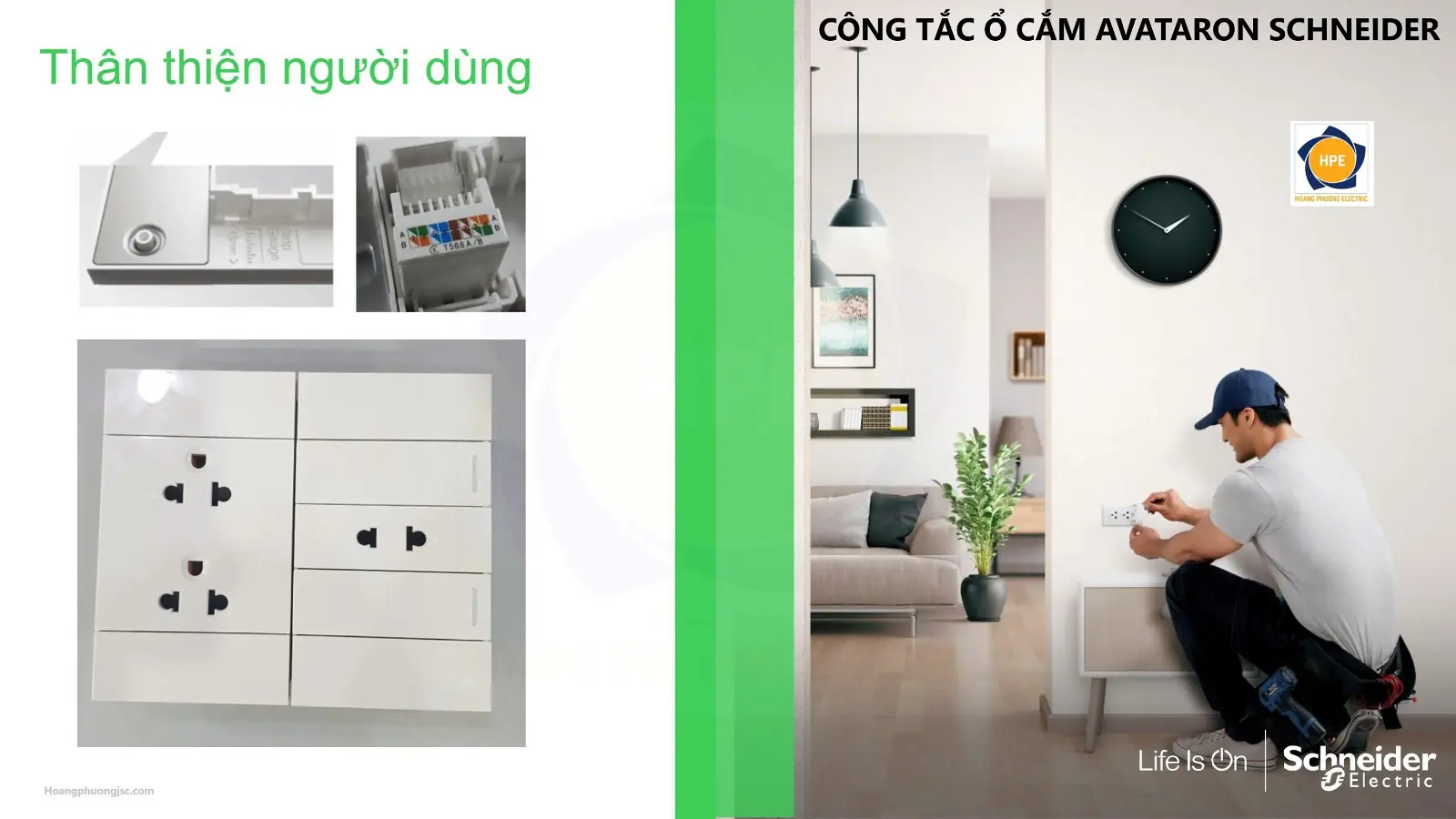 Công tắc ổ cắm Schneider AvatarOn A
