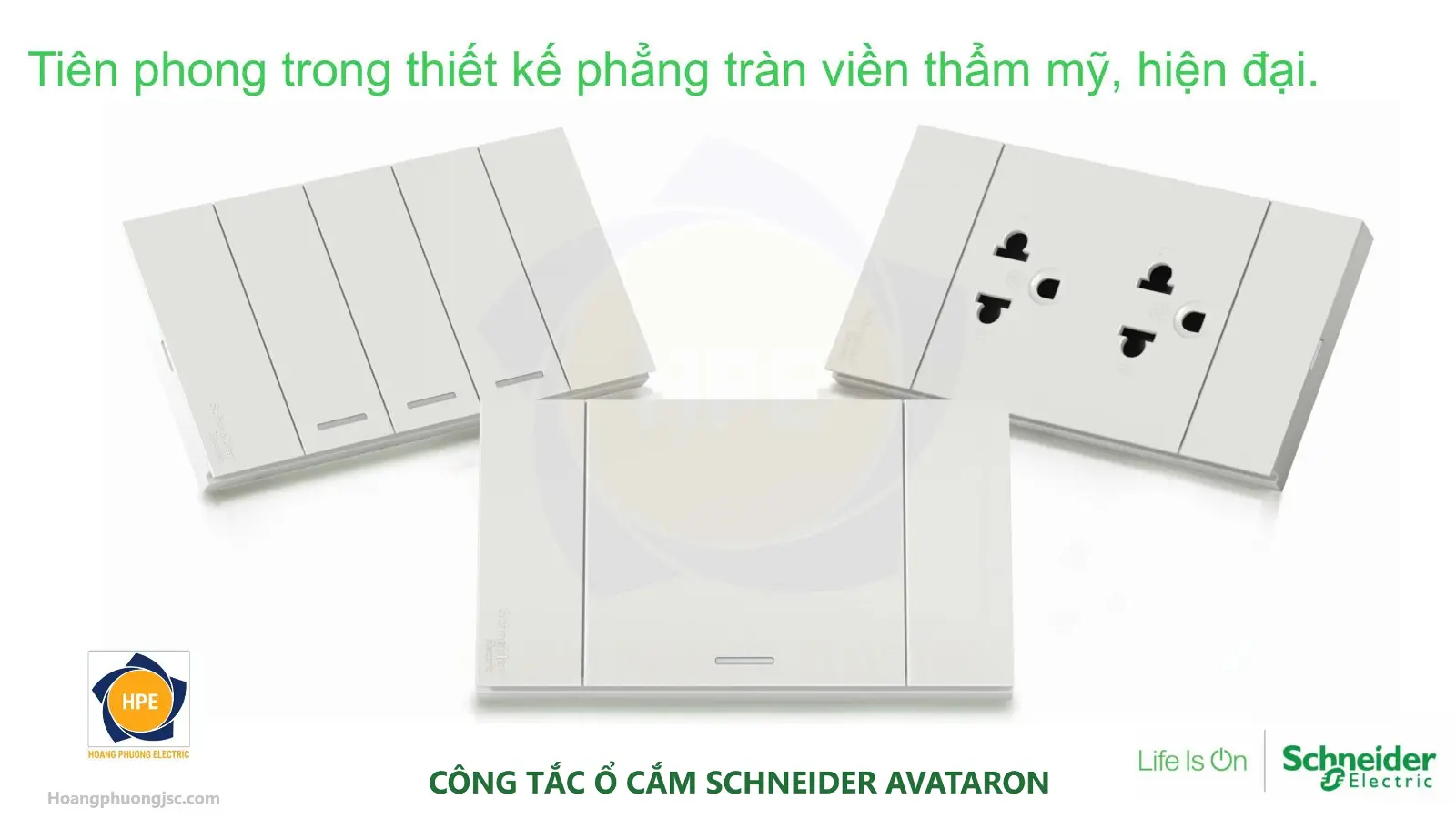 Công tắc ổ cắm AvatarOn A Schneider