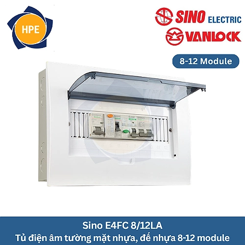 Tủ điện âm tường Sino E4FC 8/12LA