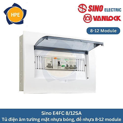 Tủ điện âm tường Sino E4FC 8/12SA