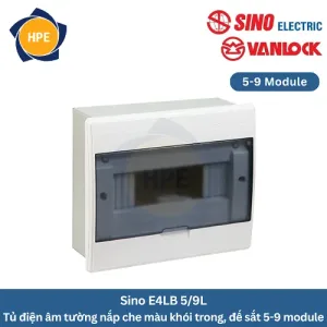 tủ điện âm tường Sino E4LB 5/9L