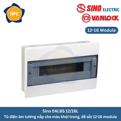 tủ điện âm tường Sino E4LBS 12/16L