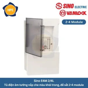 tủ điện âm tường Sino E4M 2/4LA