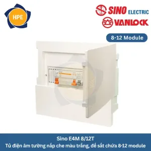 tủ điện âm tường Sino E4M 8/12T