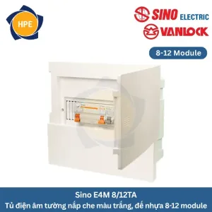 tủ điện âm tường Sino E4M 8/12TA