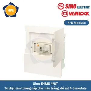 tủ điện âm tường Sino E4MS 4/8T