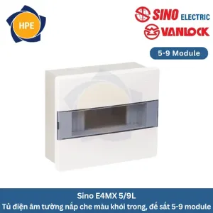 Tủ điện âm tường Sino E4MX 5/9L