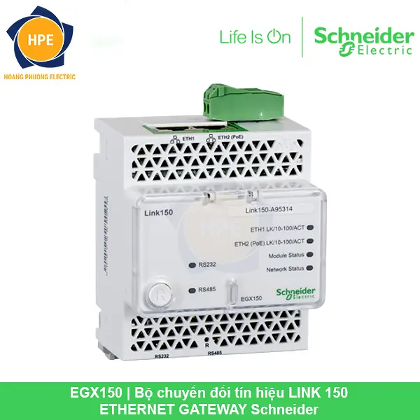EGX150 | Bộ chuyển đổi tín hiệu LINK 150 ETHERNET GATEWAY Schneider