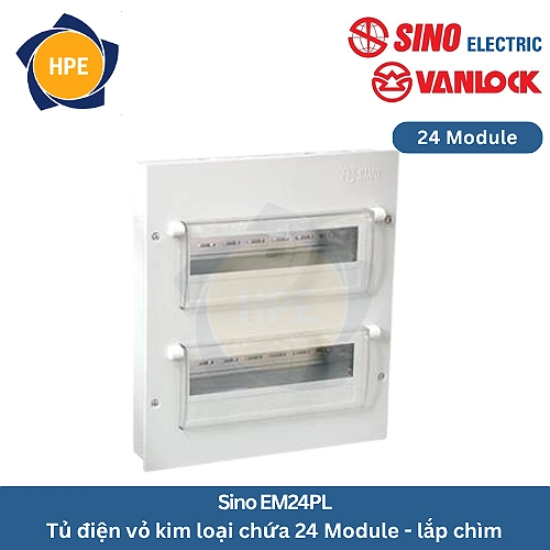 Tủ điện âm tường Sino EM24PL