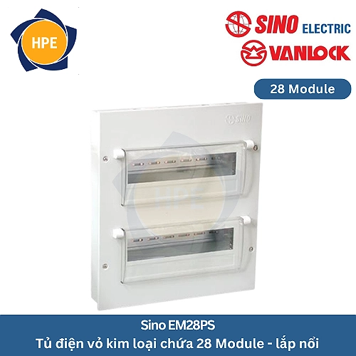 Tủ điện gắn nổi Sino EM28PS