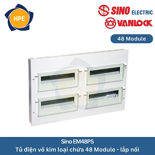 Tủ điện gắn nổi Sino EM48PS