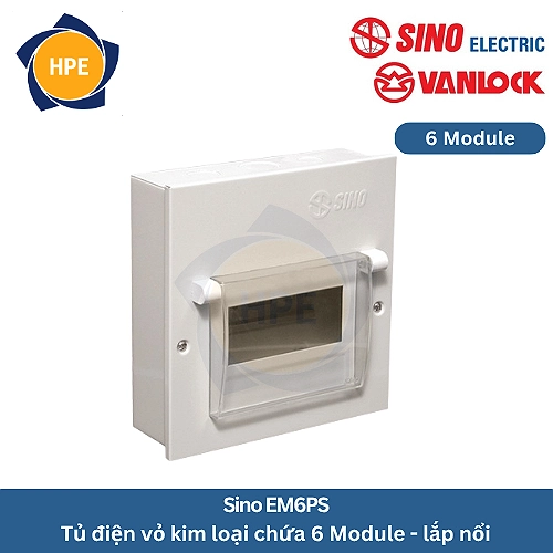 Tủ điện gắn nổi Sino EM6PS