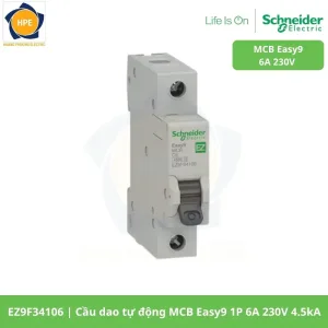 EZ9F34106 Cầu dao tự động MCB Easy9 1P 6A 230V 4.5kA
