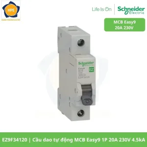 EZ9F34120 Cầu dao tự động MCB Easy9 1P 20A 230V 4.5kA
