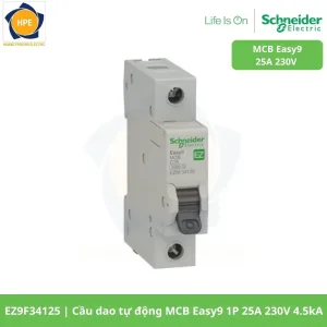 EZ9F34125 Cầu dao tự động MCB Easy9 1P 25A 230V 4.5kA