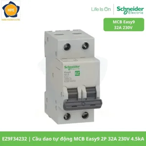 EZ9F34232 Cầu dao tự động MCB Easy9 2P 32A 230V 4.5kA