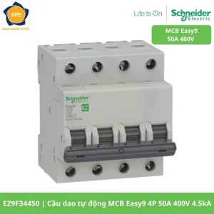 EZ9F34450 Cầu dao tự động MCB Easy9 4P 50A 400V 4.5kA