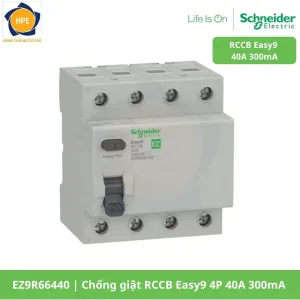 EZ9R66440 Chống giật RCCB Easy9 4P 40A 300mA