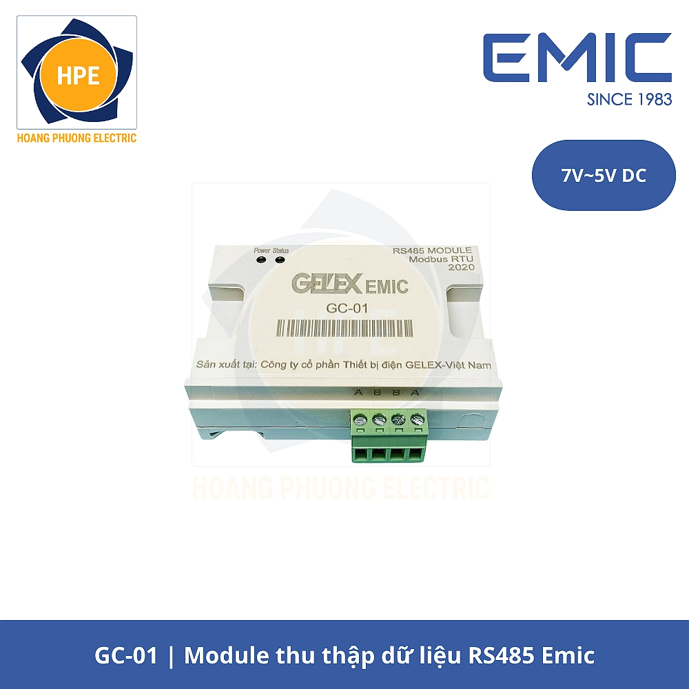 Module thu thập dữ liệu RS485 Emic GC-01