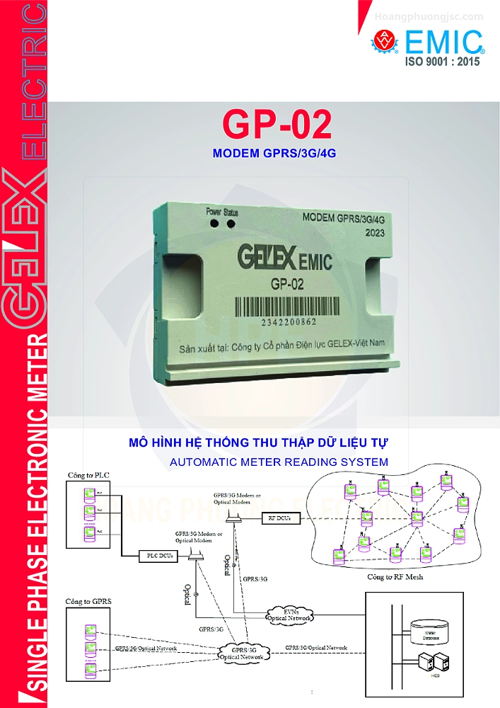 GP-02 | Module truyền nhận dữ liệu GPRS Emic