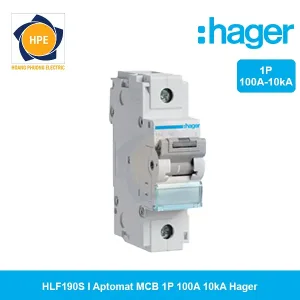 HLF190S - Aptomat MCB 1P 100A 10kA Hager