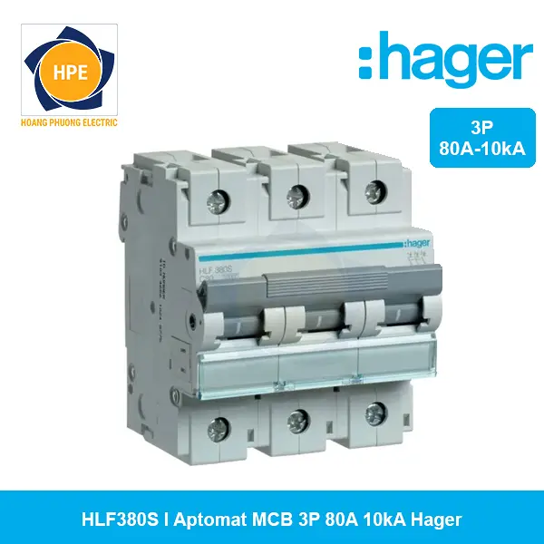 HLF380S - Aptomat MCB 3P 125A 10kA Hager