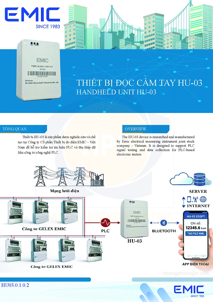 HU-03 | Thiết bị đọc cầm tay Emic