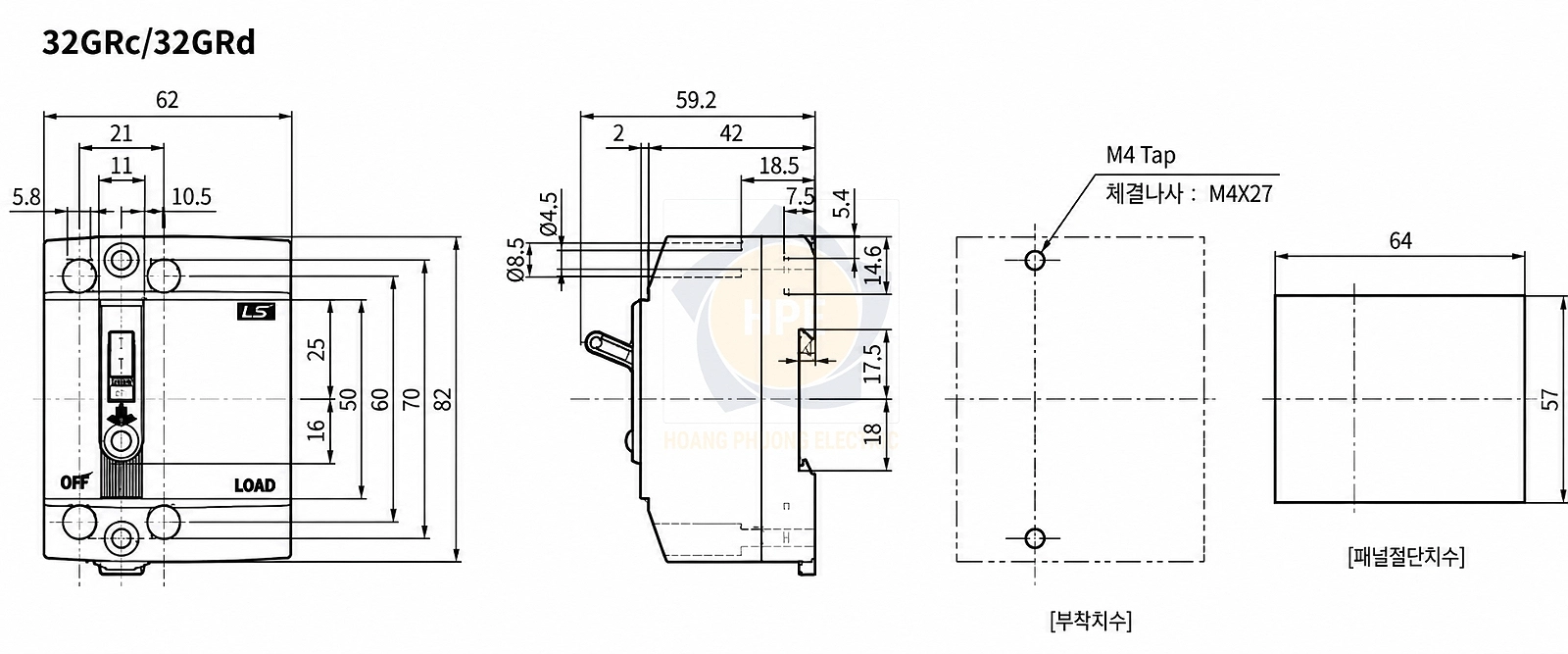 Kích thước 32GRc