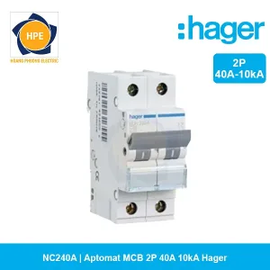 NC240A - Aptomat MCB 2P 40A 10kA Hager