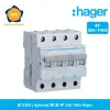 NC450A - Aptomat MCB 4P 50A 10kA Hager