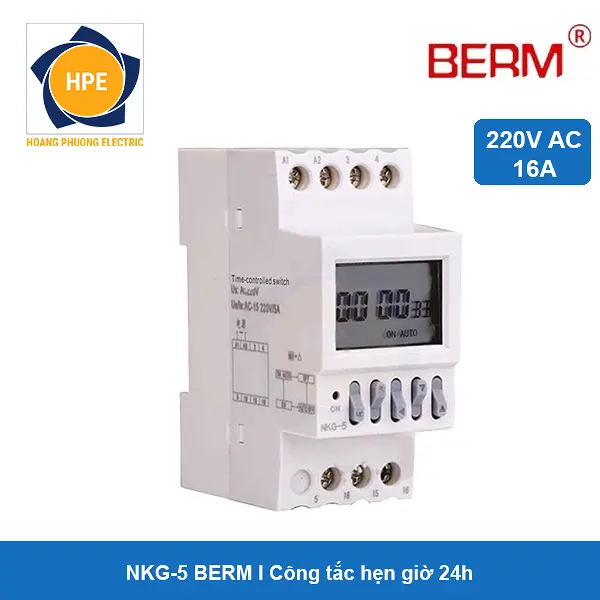 NKG-5 BERM - Công tắc hẹn giờ 24h
