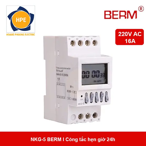 NKG-5 BERM - Công tắc hẹn giờ 24h