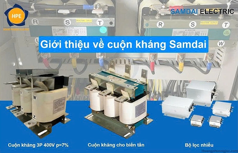 Samdai Electric là thương hiệu thiết bị điện Hàn Quốc cung cấp các giải pháp cuộn kháng và lọc nhiễu cho hệ thống điện công nghiệp. Tại Việt Nam, các sản phẩm SAMDAI Korea được sử dụng trong tủ tụ bù, hệ thống biến tần, tủ điều khiển động cơ và các hệ thống cần hạn chế ảnh hưởng của sóng hài, nhiễu điện.