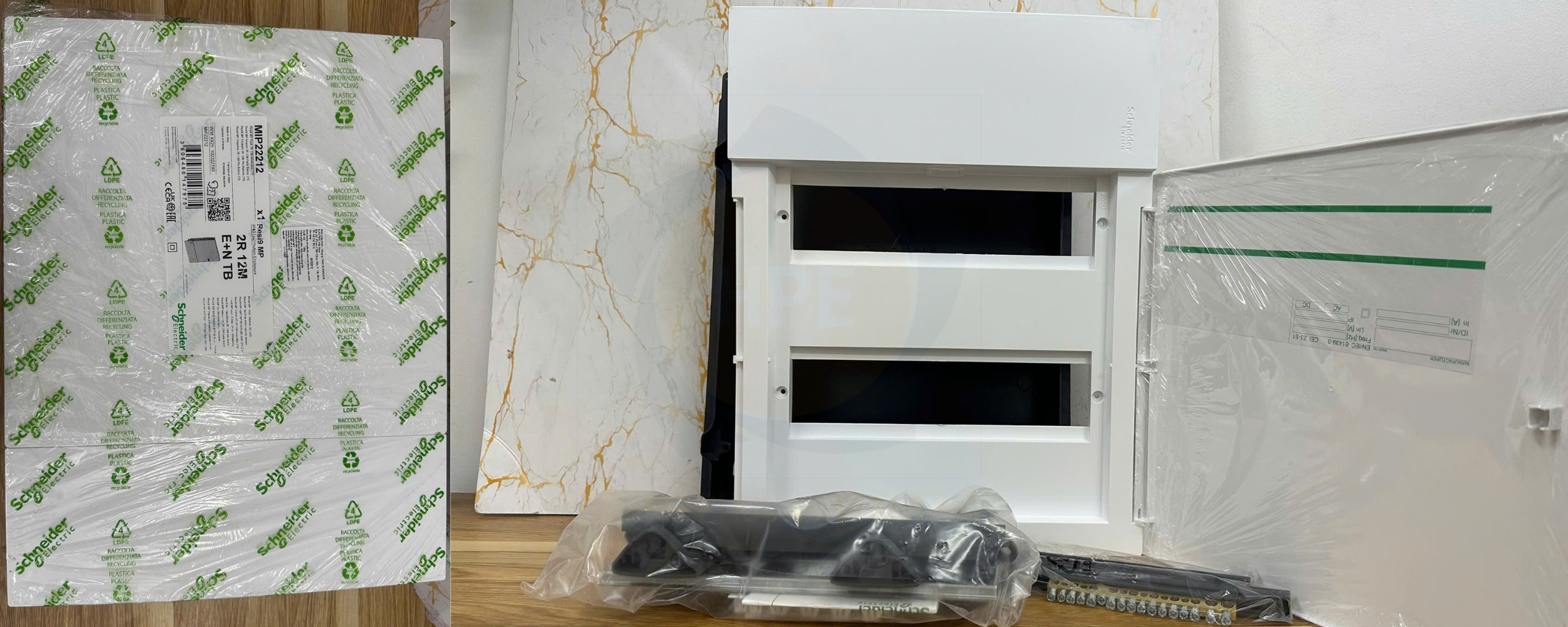 Ảnh thực tế tủ điện Schneider Mini Pragma 24 module MIP22212