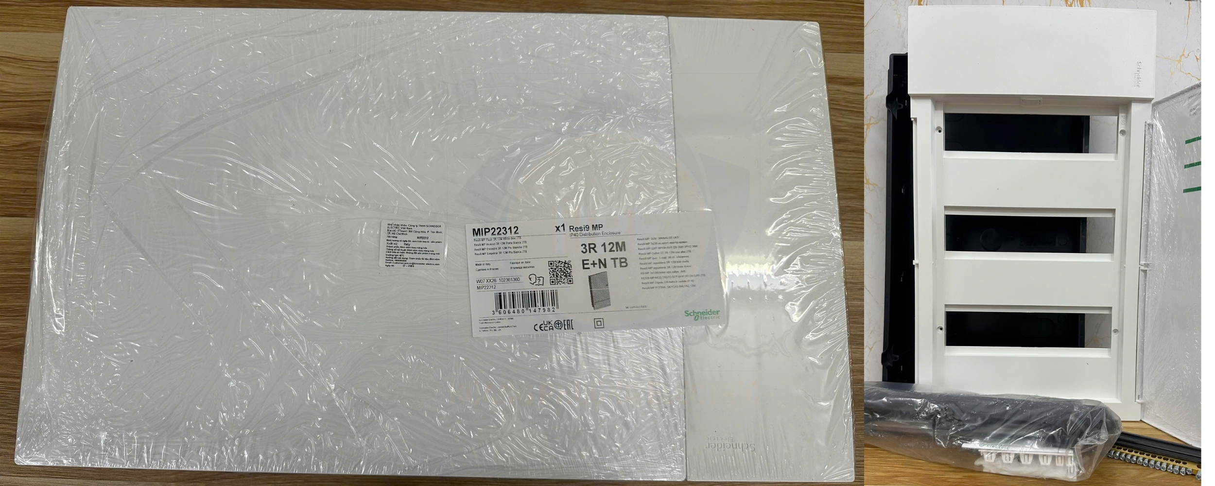 Ảnh thực tế tủ điện Schneider Mini Pragma 36 module MIP22312