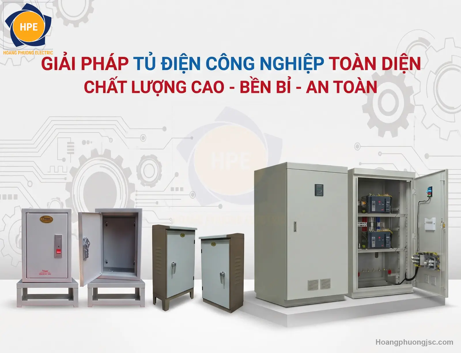 Tủ điện công nghiệp E NHẤT tại Hà Nội gồm tủ trong nhà, ngoài trời, cánh úp có gioăng và tủ chìm, đa dạng kích thước, sơn tĩnh điện bền đẹp.