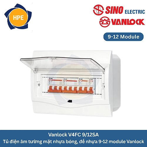 Tủ điện âm tường Vanlock V4FC 9/12SA