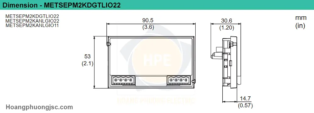 METSEPM2KDGTLIO22 | Module mở rộng Schneider