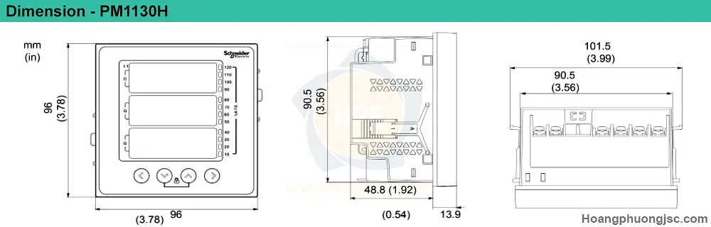 Kích thước PM1000H